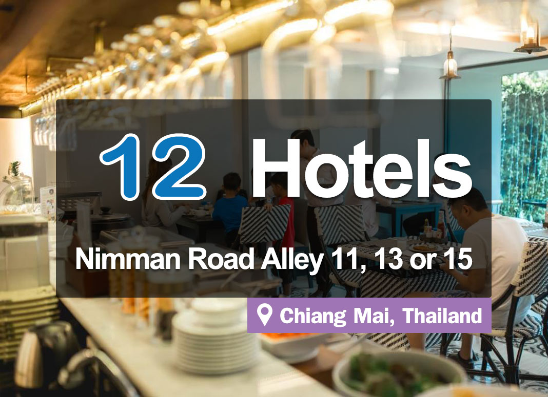 The 12 Best Hotels in Nimman Road Alley 11, 13 or 15