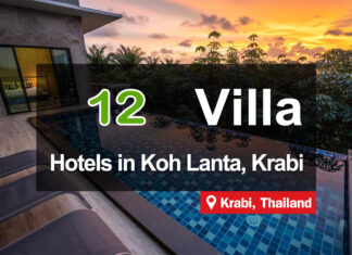 12 Beachfront hotels at Koh Lanta with the pool.