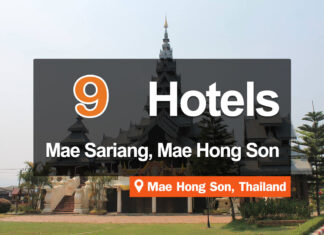 9 Waterfront Hotel Accommodations in Mae Sariang. Beautiful views, quiet, and inexpensive.